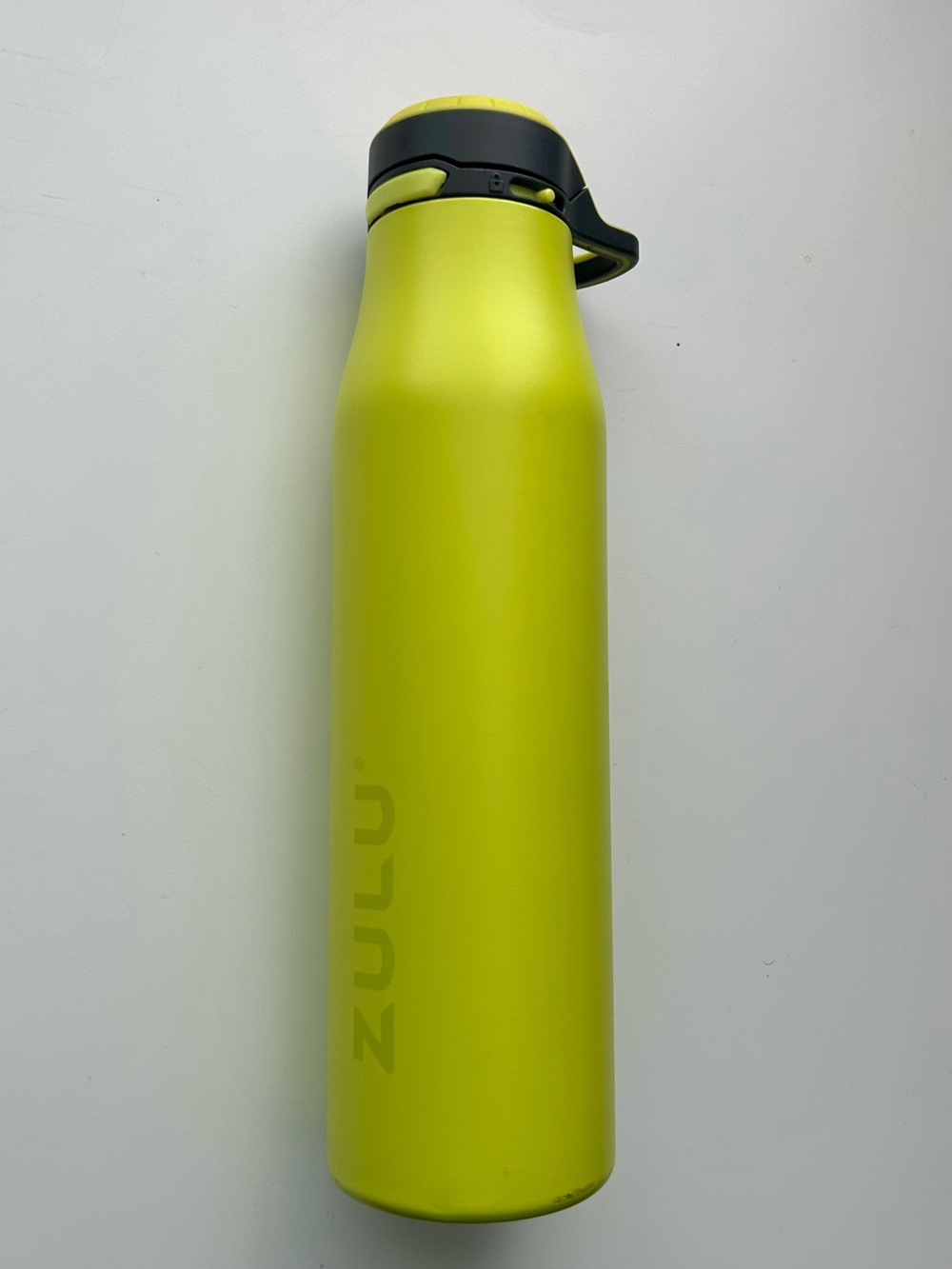 ZULU Lime Green Stainless Water Bottle with Flip-Top Lid